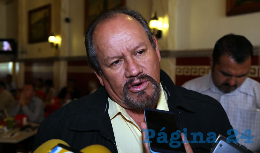 Cecilio Ávila García, dirigente estatal de la CIOAC (Foto: Eddylberto Luévano Santillán)