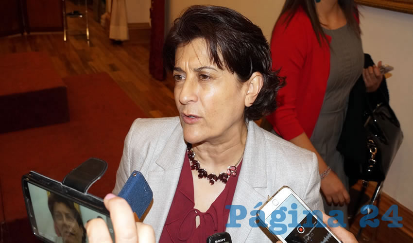 Gema Mercado Sánchez, titular de la Seduzac: El objetivo es no dar una percepción equivocada de que hay insuficiencia de recursos (Foto: Rocío Castro Alvarado)