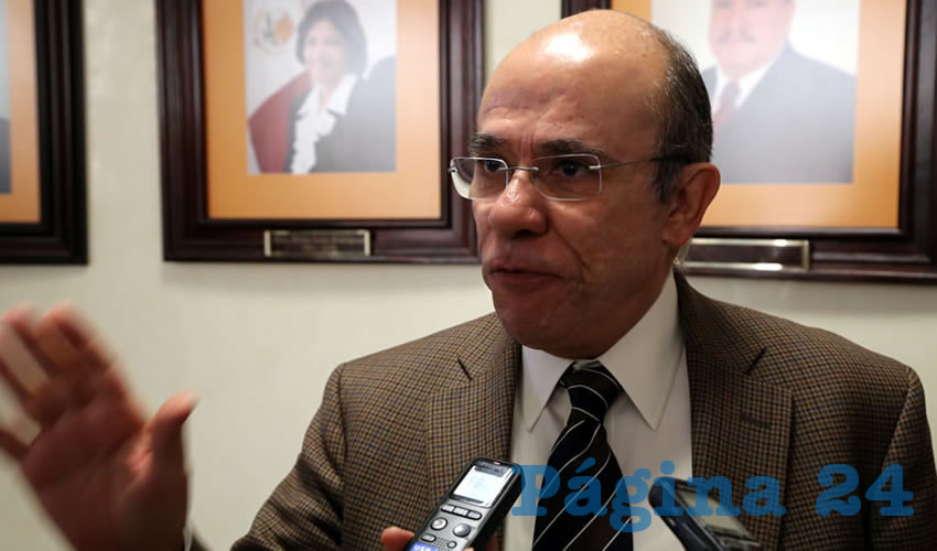 Juan Fernando Palomino Topete, delegado estatal del ISSSTE (Foto: Eddylberto Lu&eacute;vano Santill&aacute;n)