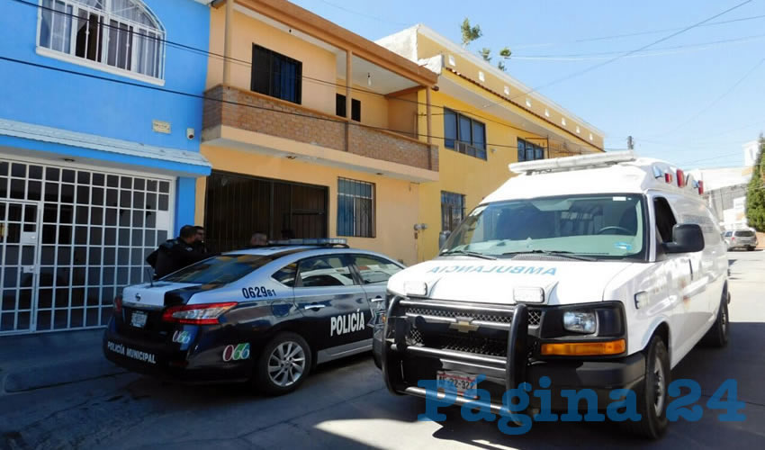 En este domicilio del fraccionamiento Fovissste Ojocaliente, se cortó los brazos Carlos Daniel Herrera Ortega