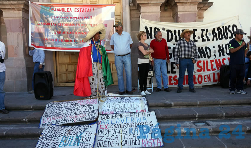 Miguel Agustín Zamora Barrón, vocero de asociación: “Todos somos afectados de las políticas erróneas de los gobiernos federales y estatales” (Foto: Merari Martínez Castro)