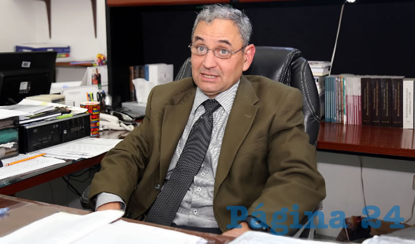 Rigoberto Alonso Delgado, presidente de la Sala Administrativa y Electoral (Foto: Eddylberto Luévano Santillán)