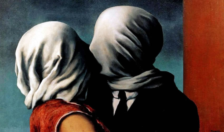 “Los Amantes” (1928), de René Magritte