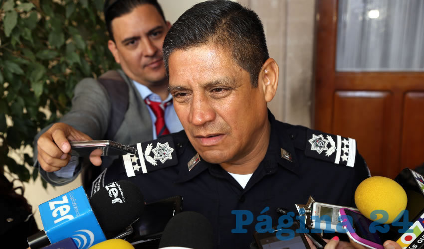 Jos&eacute; H&eacute;ctor Ben&iacute;tez L&oacute;pez, secretario de Seguridad P&uacute;blica Municipal (Foto: Eddylberto Lu&eacute;vano Santill&aacute;n)