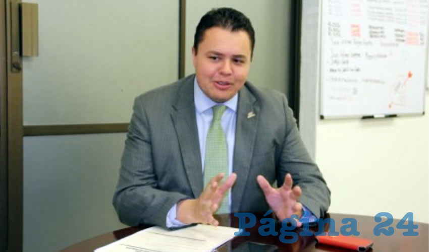 Jos&eacute; Antonio Guerra Caparr&oacute;s, delegado de la Prodecon en Aguascalientes