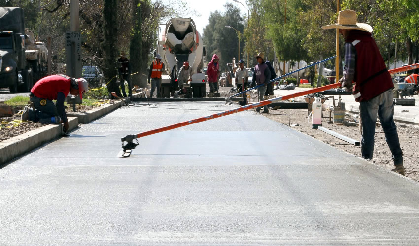 La inversi&oacute;n de 66 millones de pesos permitir&aacute; la construcci&oacute;n de m&aacute;s de 55 mil metros cuadrados de concreto hidr&aacute;ulico