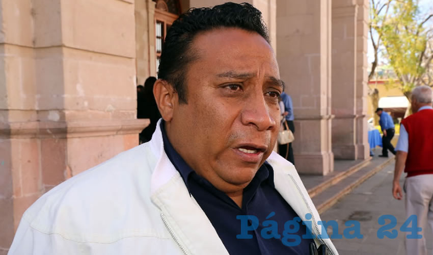Luis Alberto Jim&eacute;nez Guajardo, presidente de la Fundaci&oacute;n Apoyo Renal de Aguascalientes (FARA) (Foto: Eddylberto Lu&eacute;vano Santill&aacute;n)