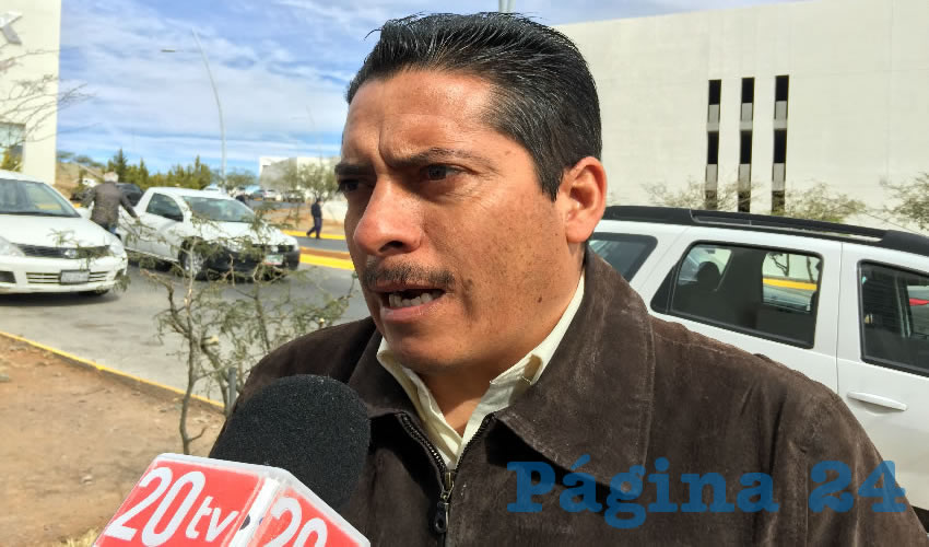 Gerardo García Murillo, secretario general del Supdacobaez: “Lo que vino a dificultar esta situación es la falta de pago de la quincena, que de no hacerse, se estaría incumpliendo con el fondo de ahorro de los trabajadores y juntas sindicales” (Foto: Cristo González)
