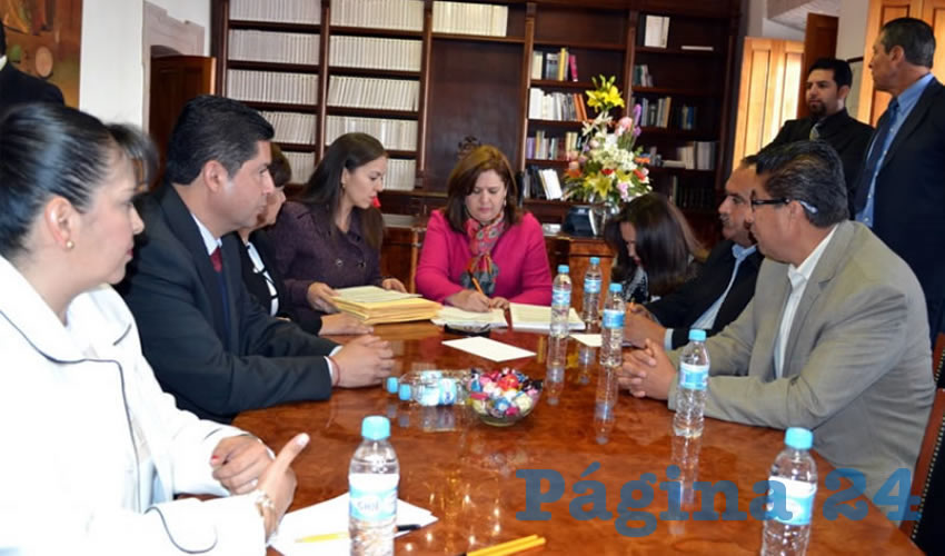 El Secretariado Ejecutivo del Sistema Nacional de Seguridad Pública, la administración estatal y presidentes municipales firman convenios para aportar recursos