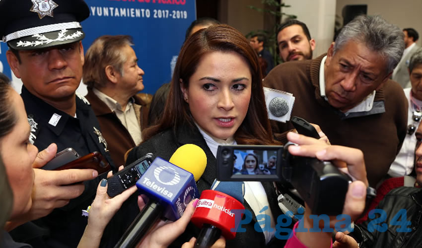 Teresa Jiménez Esquivel, presidenta municipal de Aguascalientes (Foto: Eddylberto Luévano Santillán)