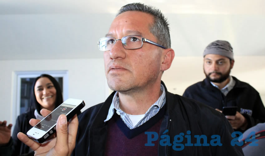 Marco Antonio Vargas Duarte, vocero de la SSP: En el comercio “Style And Expression” dejaron una cartulina con un narcomensaje amenazante, ésta no estaba firmada por ningún grupo del narcotráfico (Foto: Rocío Castro Alvarado)
