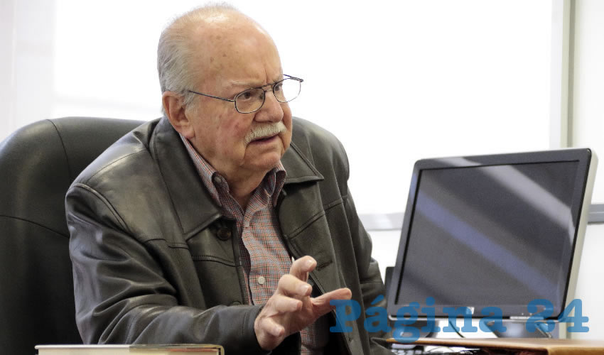 Alfonso P&eacute;rez Romo, exrector y profesor em&eacute;rito de la UAA