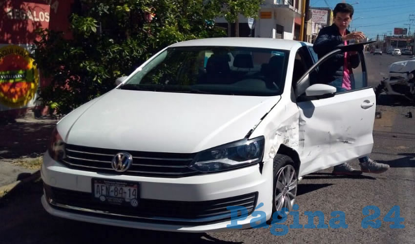 Luis Gerardo Medina Luna caus&oacute; da&ntilde;os a su flamante autom&oacute;vil