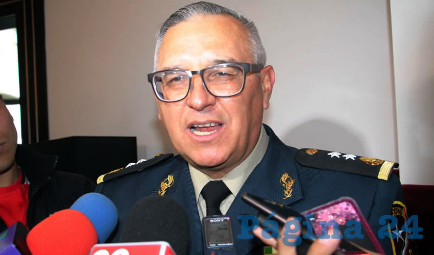 Guillermo Almazán Bertotto: El ejército trabaja en conjunto con seguridad pública en el estado. (Foto: Rocío Castro Alvarado)