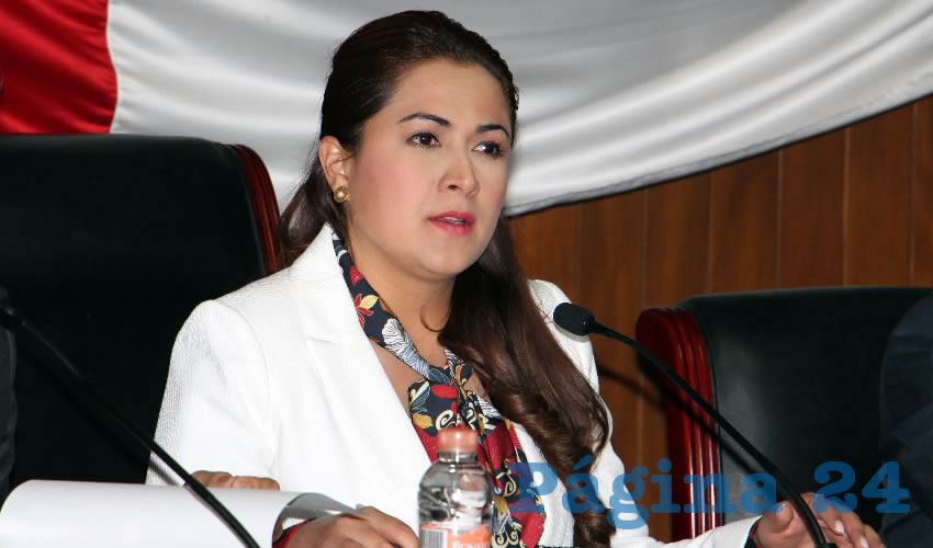 Teresa Jim&eacute;nez Esquivel, presidenta municipal de Aguascaliente