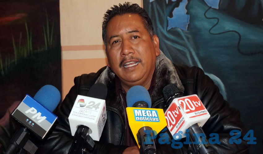 Felipe Pinedo Hernández, líder del FPLZ: “Queremos castigo para los corruptos y que se haga una revisión de funcionarios que siguen vigentes y formaron parte del anterior sexenio” (Foto: Merari Martínez Castro)
