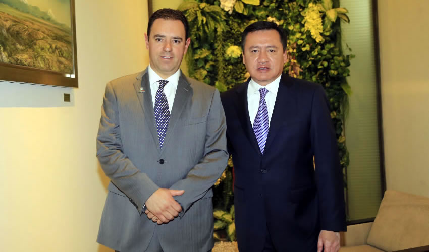 Mandatario se reúne con Secretario de Gobernación y le solicita mayor presencia de Policía Federal en Zacatecas