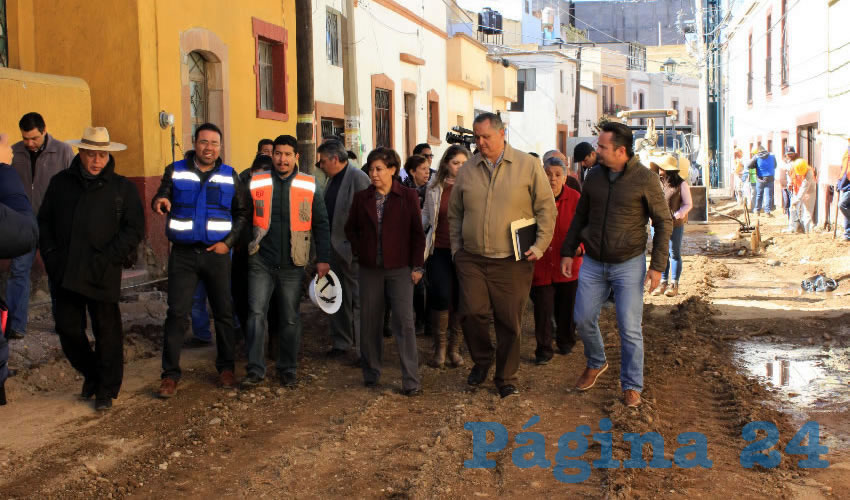 Judit Guerrero López, alcaldesa de Zacatecas: “Además de que la ciudad seguirá luciendo más bella, las casas de esta zonas tendrán mayor plusvalía y además se podrá promocionar como tema turístico” (Foto: Rocío Castro)