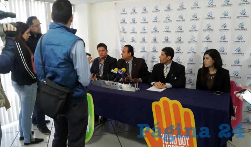 Rueda de prensa de Coparmex
