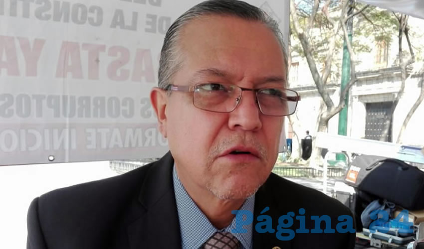 “Si no cumplo con las obligaciones, atribuciones y facultades que el pueblo me ha dado a través del voto, pues que me quiten, creo que es un ejercicio que debe ser muy preciso y no acomodarlo a las preferencias de grupo”, puntualizó Alfredo Plascencia García, catedrático de la UdeG/Foto: Rafael Hernández Guízar