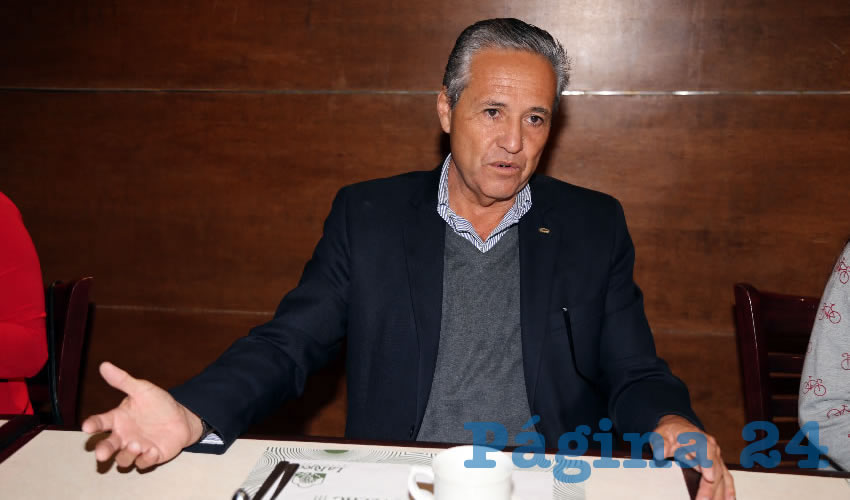 Antonio Robledo Sánchez, presidente saliente de la CMIC (Foto: Eddylberto Luévano Santillán)
