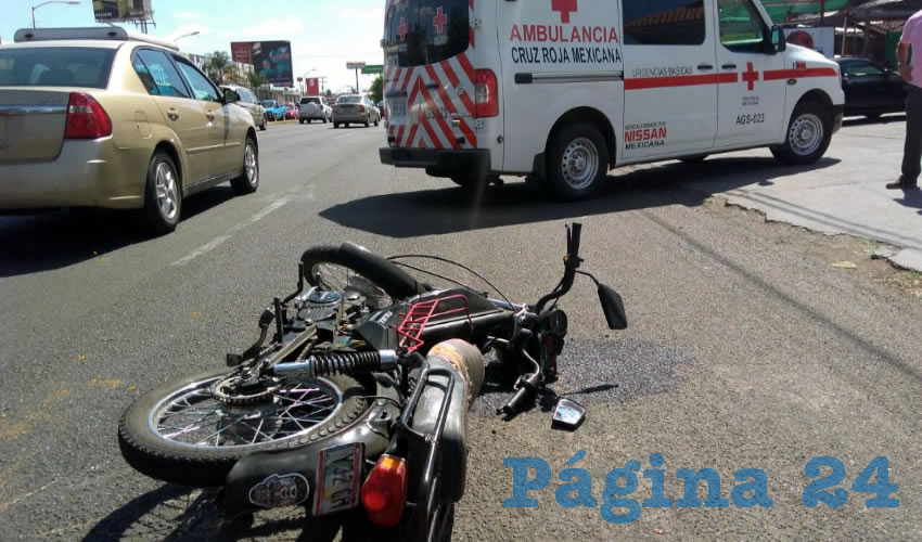 La jaca de acero que manejaba Luis Daniel Mart&iacute;nez Mendoza
