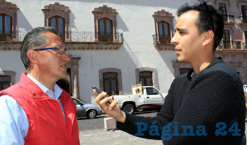 Marco Antonio Vargas Duarte, vocero de Seguridad: Con el apoyo de la Secretaría de Seguridad Pública, la Procuraduría General de Justicia del Estado (PGJE) y el batallón de infantería (Foto: Rocío Castro Alvarado)