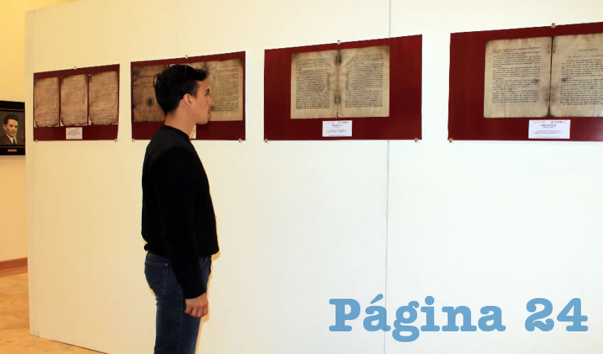 La exposición muestra 56 documentos facsimilares circunscritos de 1917, que están resguardados en palacio de Gobierno (Foto: Rocío Castro Alvarado)