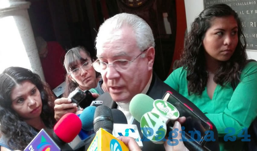 El cardenal de Guadalajara, José Francisco Robles, dijo que es alarmante “el número de muertes por violencia que hay en toda el area metropolitana; tenemos la sensación y mucha gente así lo percibe, como si estuviera aumentando este año, entonces cuidado, porque esto es grave”, advirtió/Foto: Francisco Andalón López 