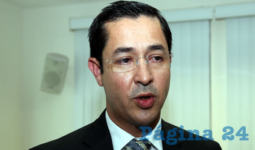 Luis Fernando Landeros Ortiz, consejero presidente del IEE (Foto: Eddylberto Lu&eacute;vano Santill&aacute;n)