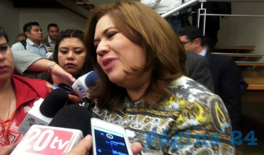 Fabiola Gilda Torres Rodríguez, secretaria general de gobierno: Se revisarán estudios y para el fin de semana o el próximo lunes se considerará el aumento (Foto: Rocío Castro Alvarado)