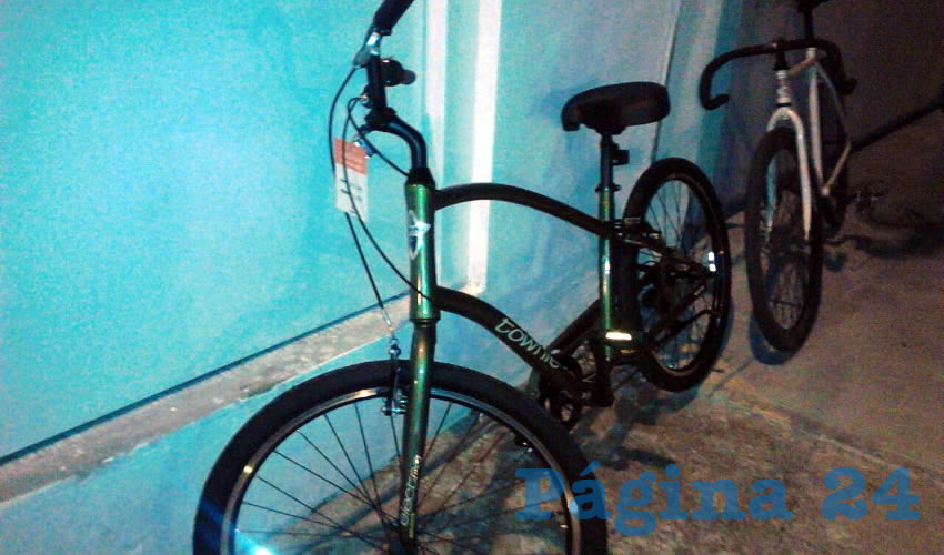 La bicicleta que rob&oacute; Mario Javier &ldquo;N&rdquo; &ldquo;N&rdquo;, con valor de nueve mil 700 pesos