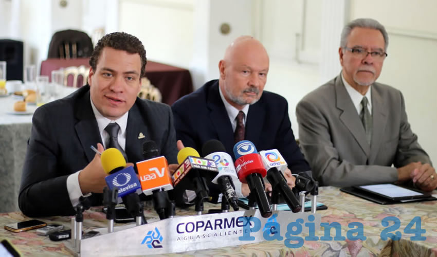 Francisco Ruiz López, presidente estatal de la Coparmex (Foto: Eddylberto Luévano Santillán)