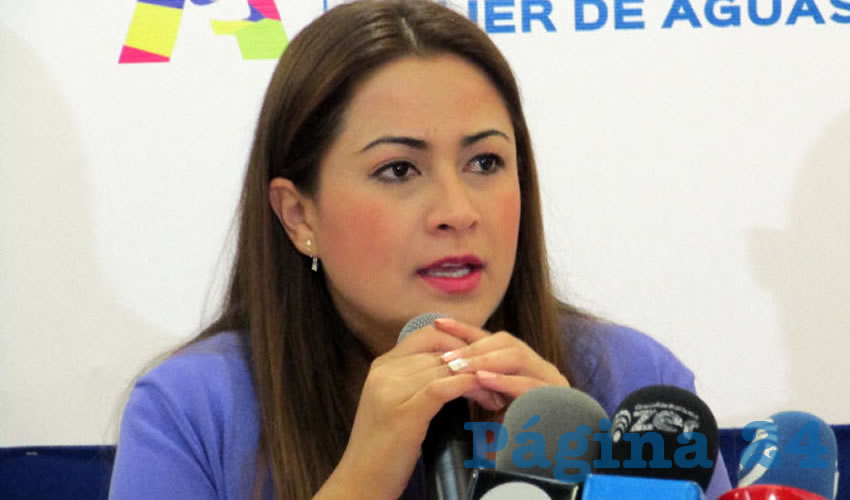 Teresa Jim&eacute;nez Esquivel, presidenta municipal de Aguascalientes