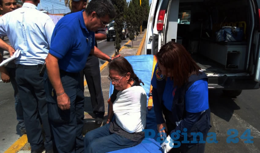 Josefina Serrano Calderón fue llevada al Hospital Hidalgo