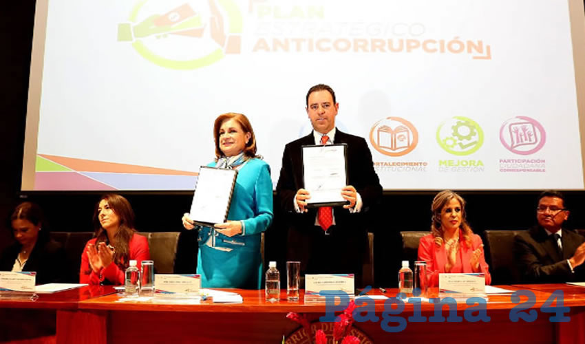 Firma convenio con Arely Gómez para utilizar plataforma Declaranet Plus para mejor registro de las declaraciones 3 de3 de servidores públicos