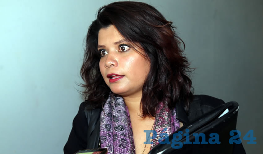 Mayra Mendoza, abogada del OVSGA