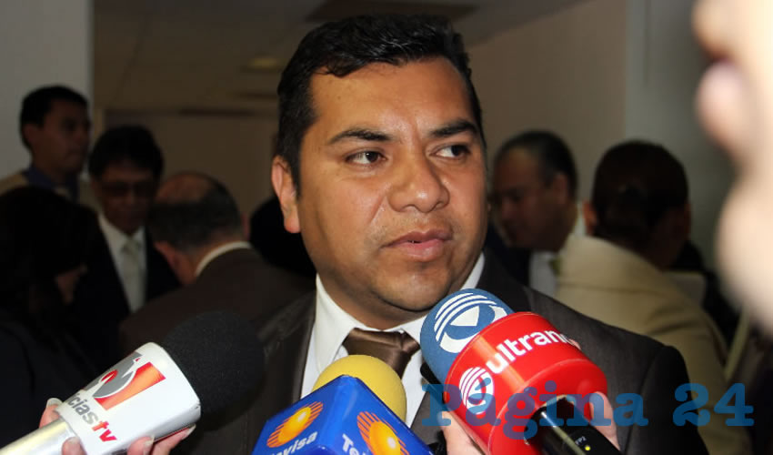 Normando L&oacute;pez Meixueiro, secretario general de la Federaci&oacute;n de Sindicatos de Trabajadores al Servicio del Estado (FSTSE)