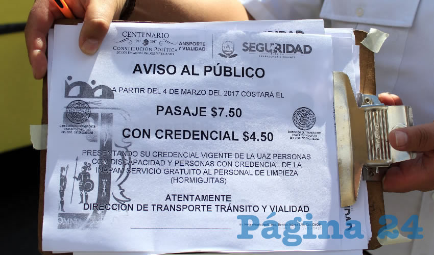 Los más afectados en el aumento en el transporte son los estudiantes