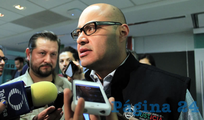 Francisco Murillo Ruiseco, titular de la PGJE: “La Pena mínima para secuestradores es de 50 años de prisión” (Foto: Rocío Castro Alvarado)