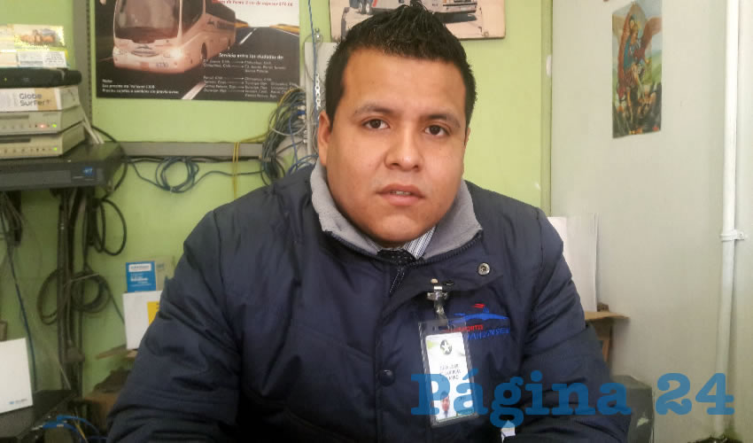 Juan José Villanueva, gerente de oficina de Estrella Blanca