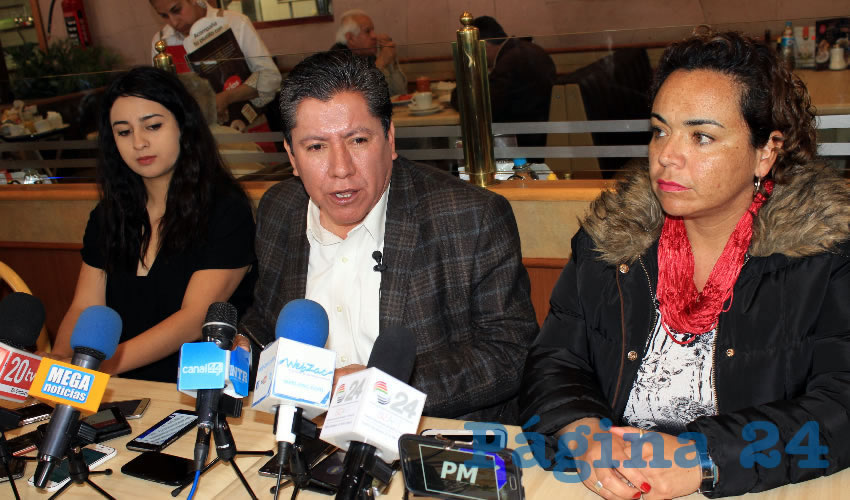 David Monreal: “En los medios nacionales se habla de las muertas de Zacatecas, ya no sólo son las muertas de Juárez; es sumamente alarmante lo que se está viviendo” (Foto Rocío Castro)