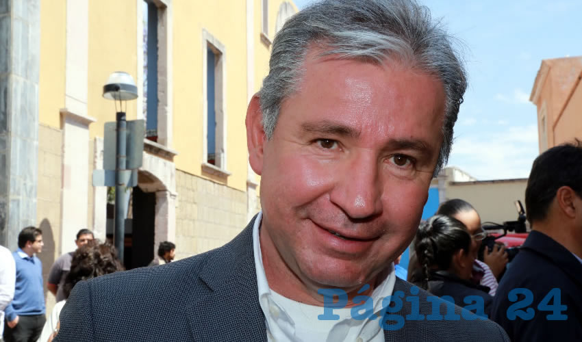 Pedro de la Serna López, presidente del CCEA (Foto: Eddylberto Luévano Santillán)