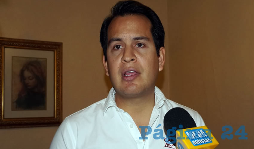 Víctor Legaspi Solís: “Zacatecas sigue creciendo en el sector gastronómico, lo cual habla de un sector pujante económicamente” (Foto Merari Martínez)