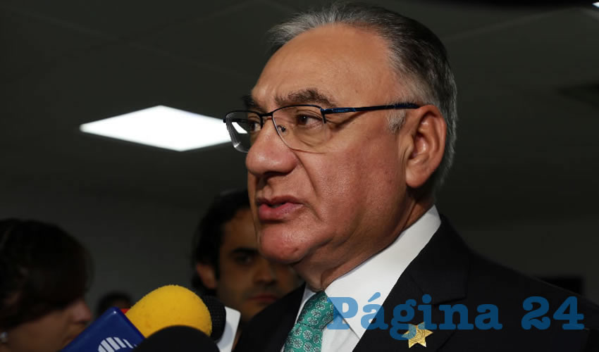 Sergio Alberto Mart&iacute;nez Castuera, titular de la SSPE (Foto: Eddylberto Lu&eacute;vano Santill&aacute;n)