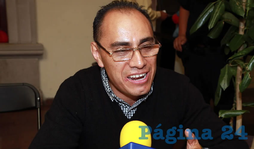 Jesús Adrián Castillo Serna, titular de Sedum (Foto: Eddylberto Luévano Santillán)