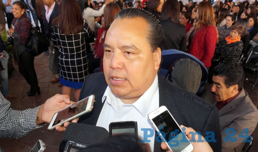 Otilio Rivera Herrera, titular de la Secretaría de Desarrollo Social y Estatal (Sedesol): “Va a crecer el padrón porque el año pasado se trabajó con $9 millones y ahora le aumentaremos otros 11 millones de pesos” (Foto: Merari Martínez Castro)