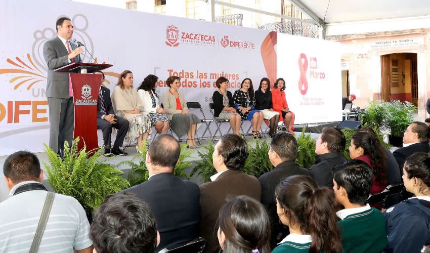 En el marco de la conmemoración del Día Internacional de la Mujer, rinden Informe de la administración estatal en materia de Igualdad Sustantiva