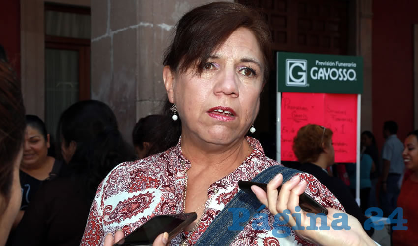 María de la Luz Sifuentes Barba, dirigente estatal de Antorcha Campesina (Foto: Eddylberto Luévano Santillán)