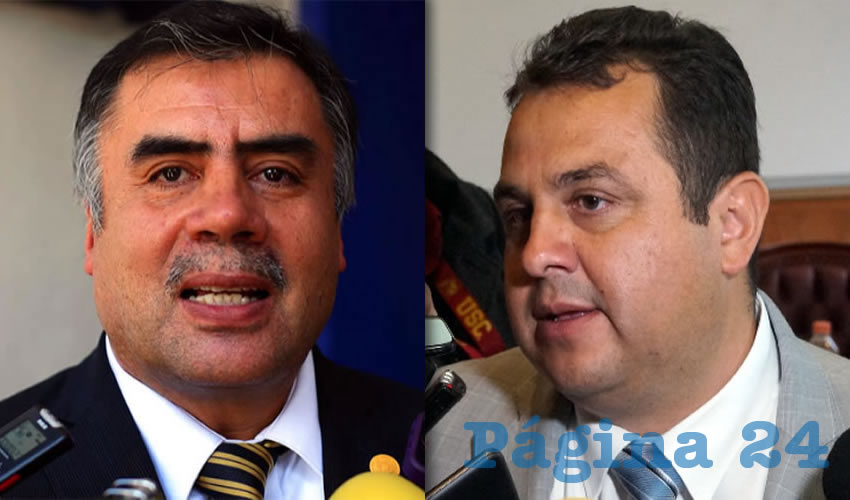Armando Silva Cháirez, exrector de la UAZ | Antonio Guzmán Fernández, rector de la UAZ